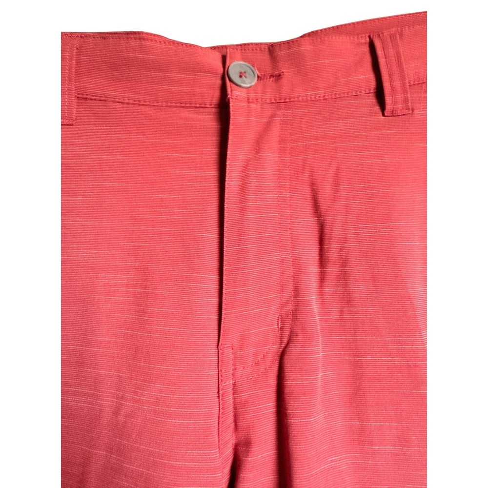 Golf Active Resort TravisMathew Red Slub Performance Golf Shorts Size 35
